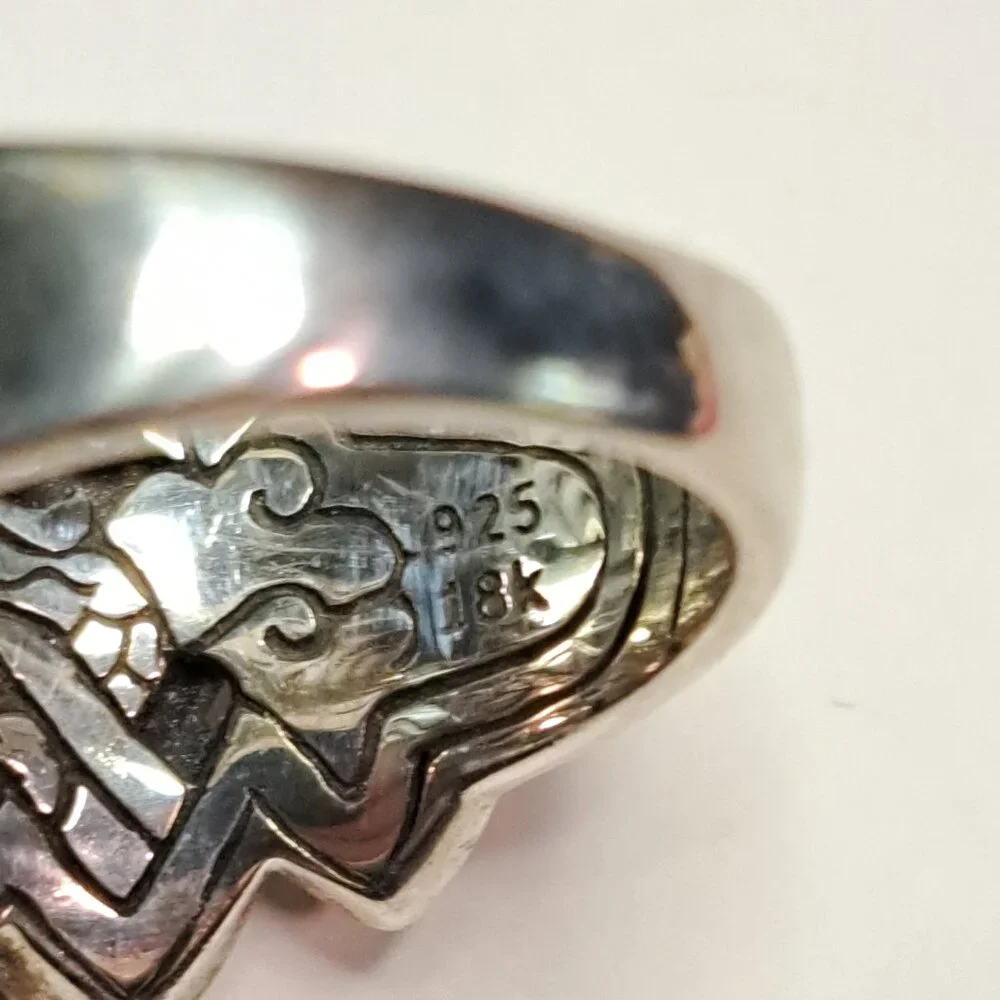 John Hardy Legends Naga Saddle Ring  Size 6 - Picture 4 of 5